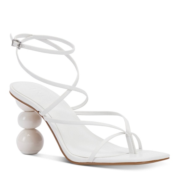 I.N.C. Round heel strap sandals in baby blue - Picture 4 of 10